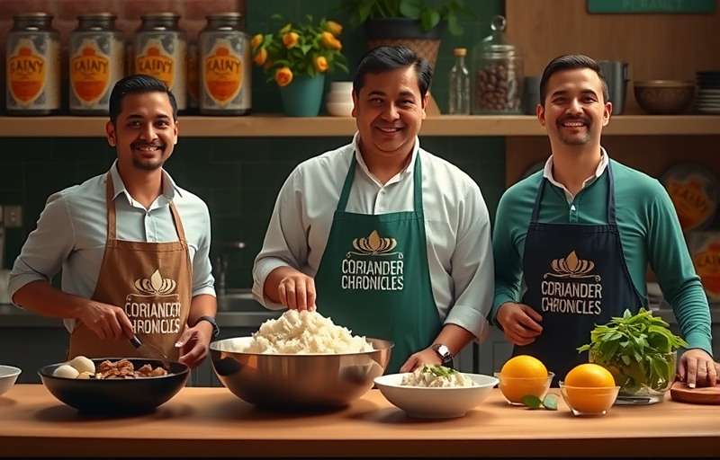 Coriander Chronicles India community event featuring a virtual cooking competition with players from across India
